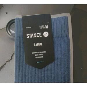 NEW Stance Socks Crew Mens Icon Sea Blue